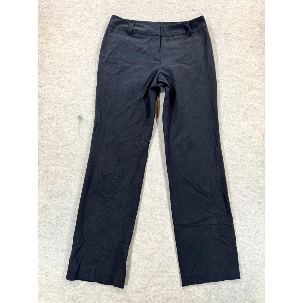 Cato Dress Pants Womens 8 Black Stretch Flat Front Straight Leg Streetwear